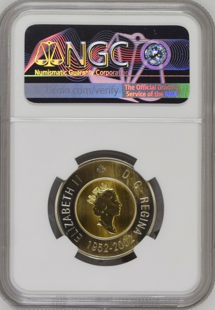 TOP POP - 2002 Canada $2 Polar Bear Specimen NGC SP69