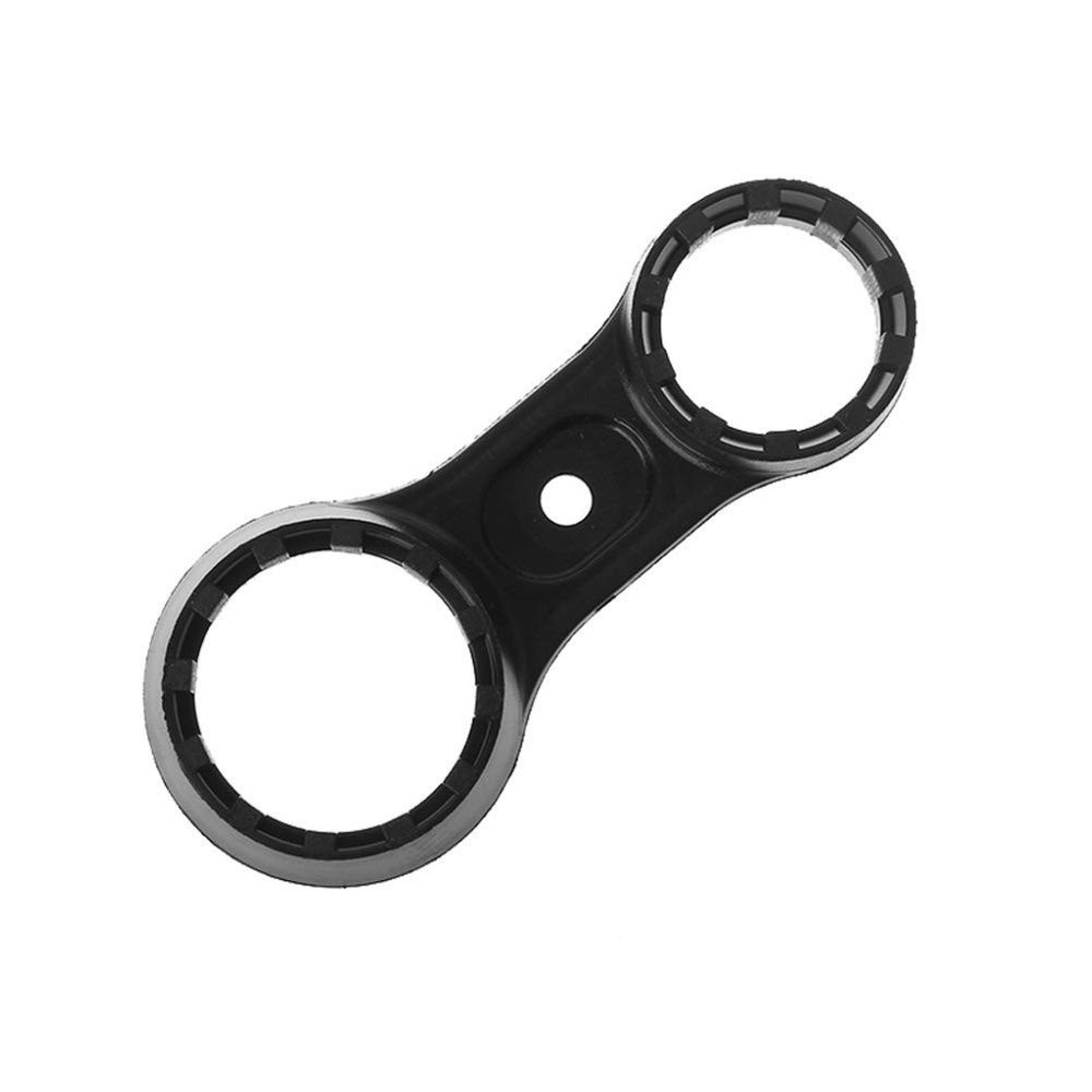 Double Head Bicycle Front Fork Repair Spanner Wrench Maintenance Tool Black