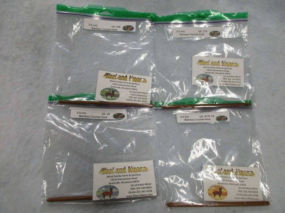 Bamboo Crochet hooks