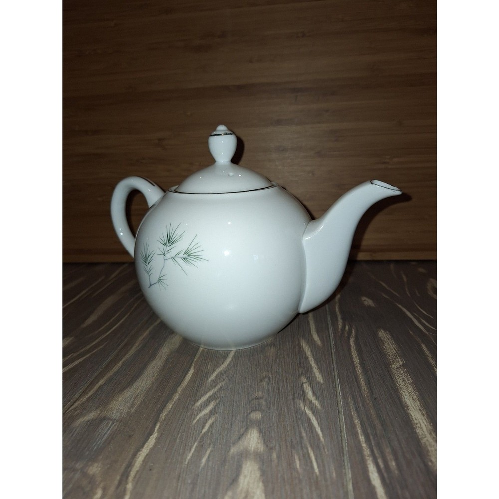 Teapot Japan Pinecones Pine Needles