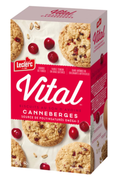 Vital Cookie Oat Bran Cranberry 280g (2 Pack)
