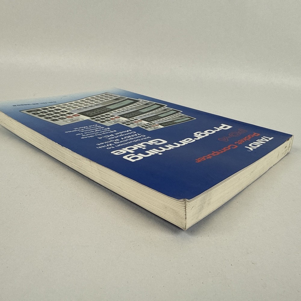 Vintage TANDY Pocket Computer PC-4 Programming Guide 26-3650B