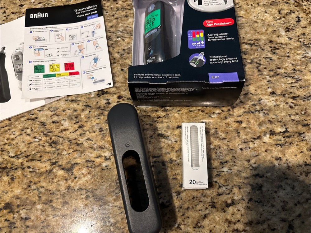 Braun Thermoscan 7 Ear thermometer Precision Professional Technology *Open-Box*