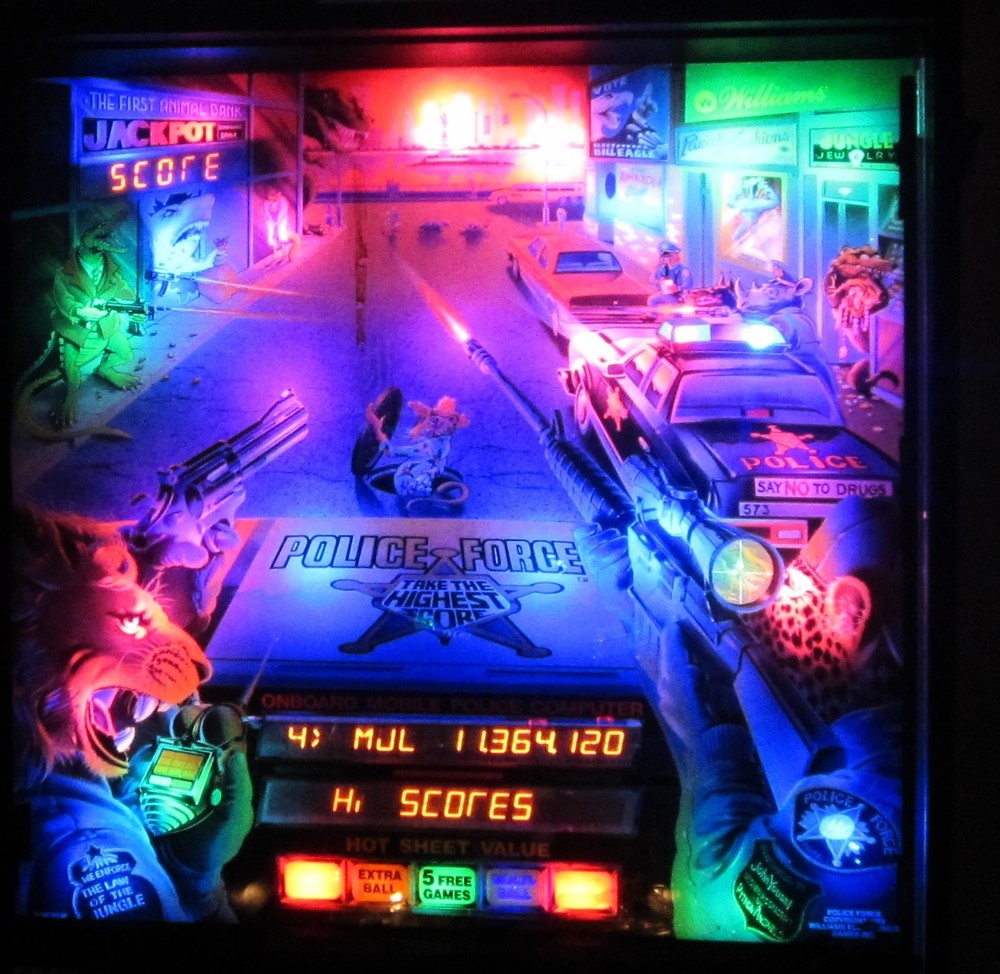 POLICE FORCE Complete LED Lighting Kit custom SUPER BRIGHT PINBALL LED KIT