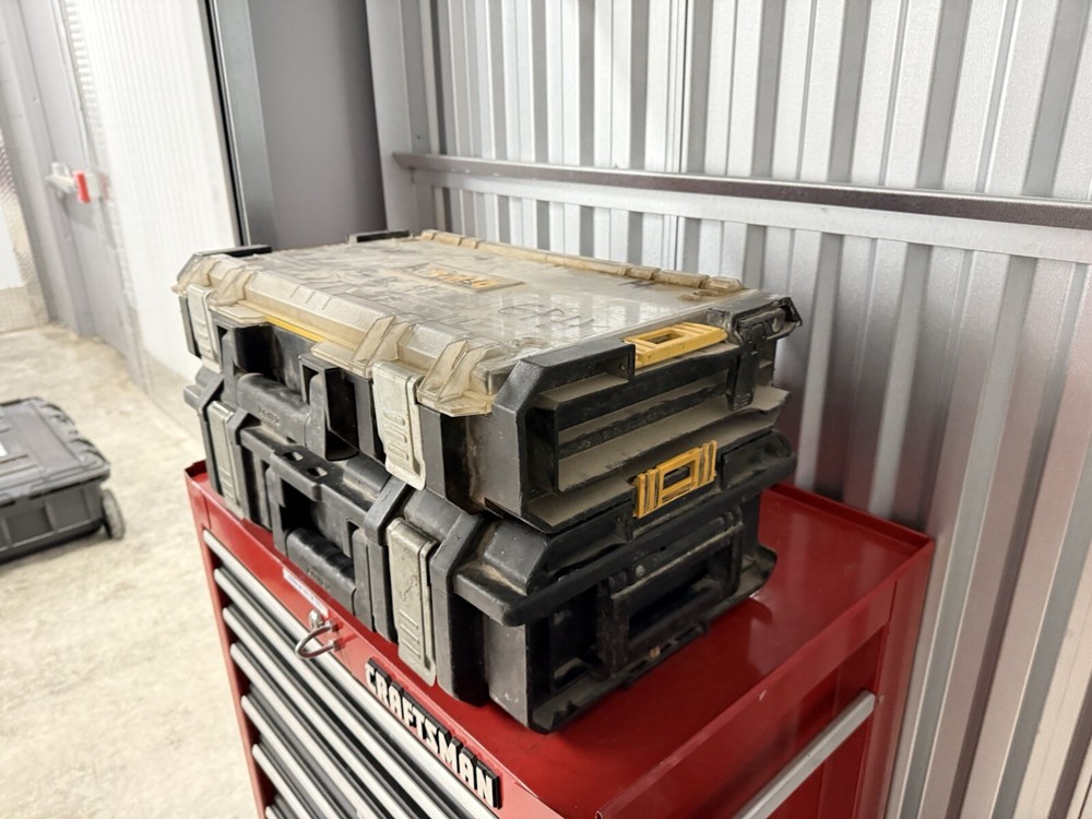 DeWalt Stackable Tool Boxes And Drills