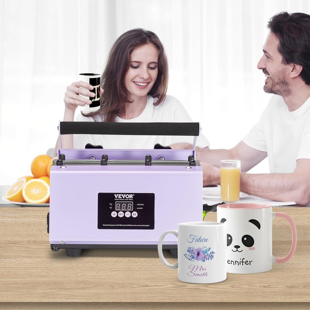 Fast Heating Mug Press for Sublimation with Touchscreen Interface & Accessories