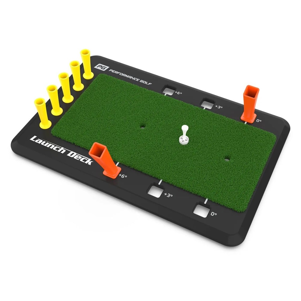 Launch Deck Golf Swing Trainer - Fix Your Slice I Swing Mastery Tool by Hank