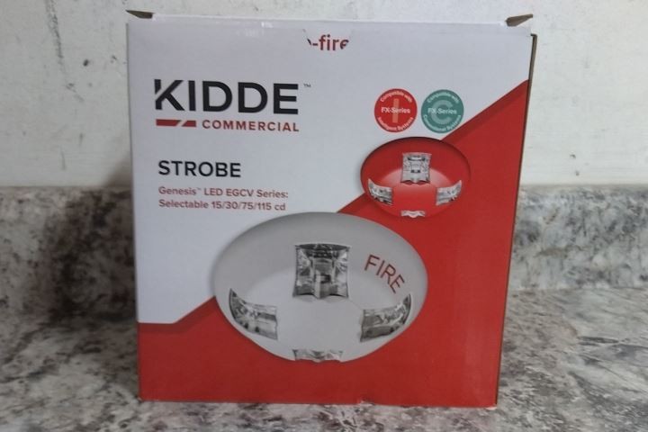 Kidde EGCVWF White Ceiling Strobe (BW)