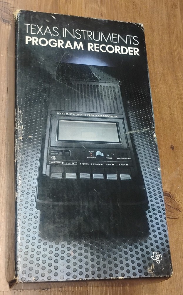 1982 Texas Intruments Program Cassette Recorder Model PHP2700