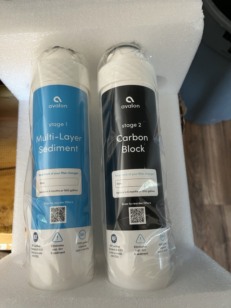 Avalon  2-Stage Replacement Filters Cartridge for Bottleless Water Coolers New