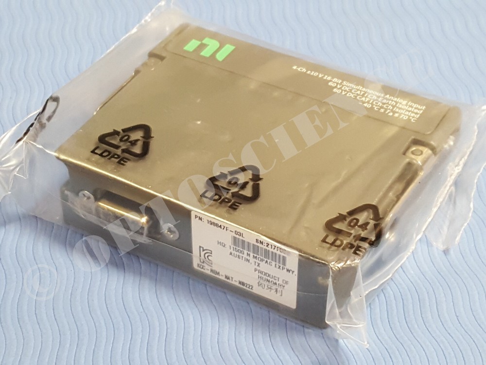 NEW - National Instruments 9222 cDAQ Analog Input Module, Simultaneous Sampling