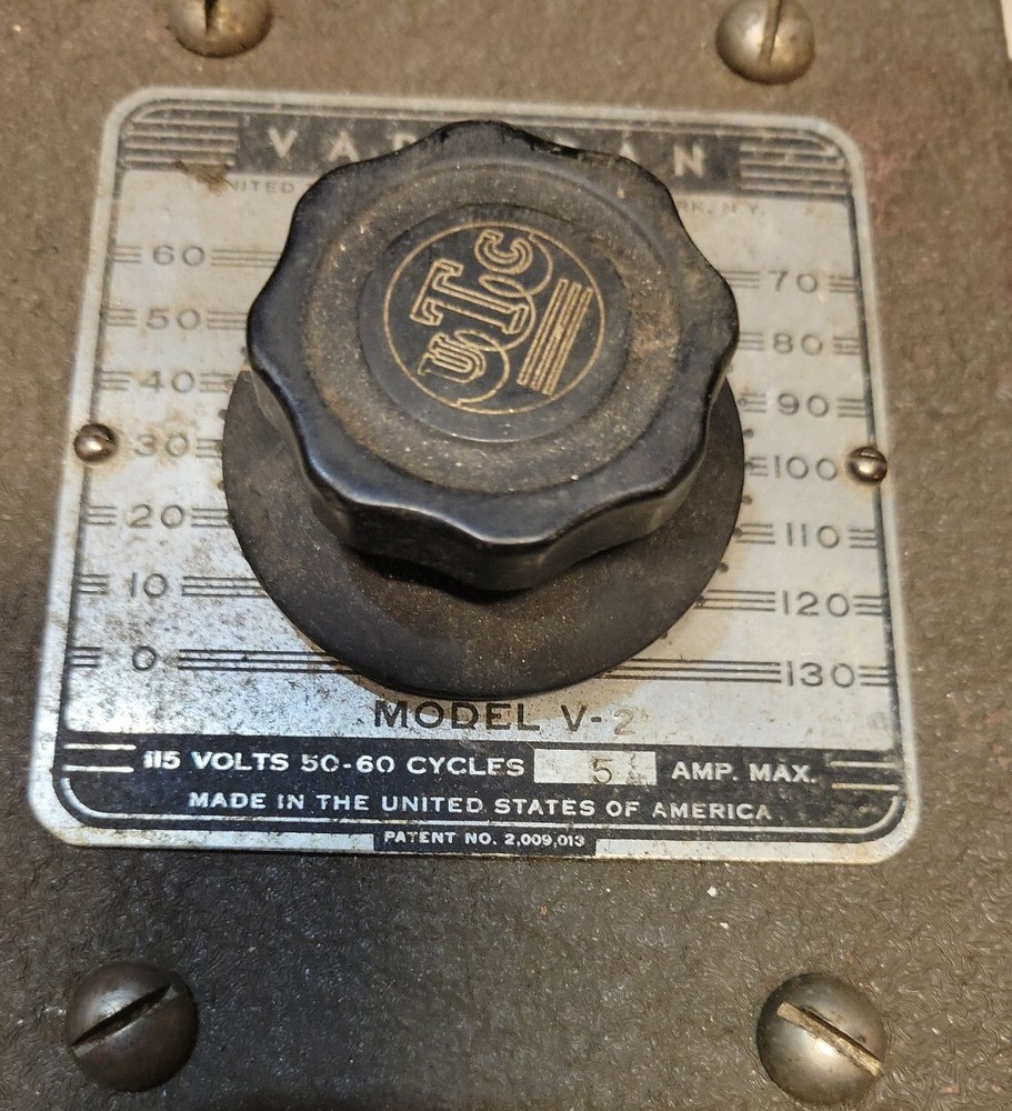 Vintage Varitran V-1 Voltage Adjuster