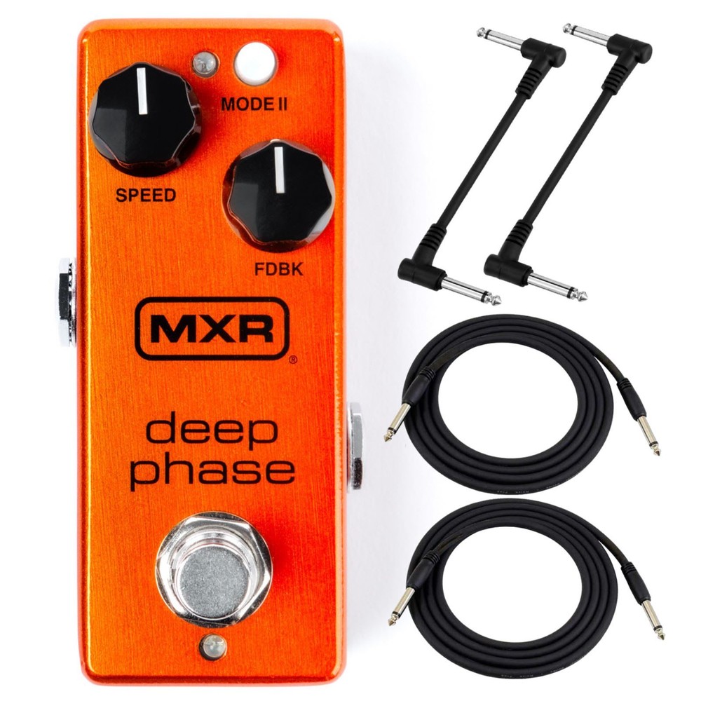 MXR M279 Deep Phase Guitar Effects Pedal with Cables