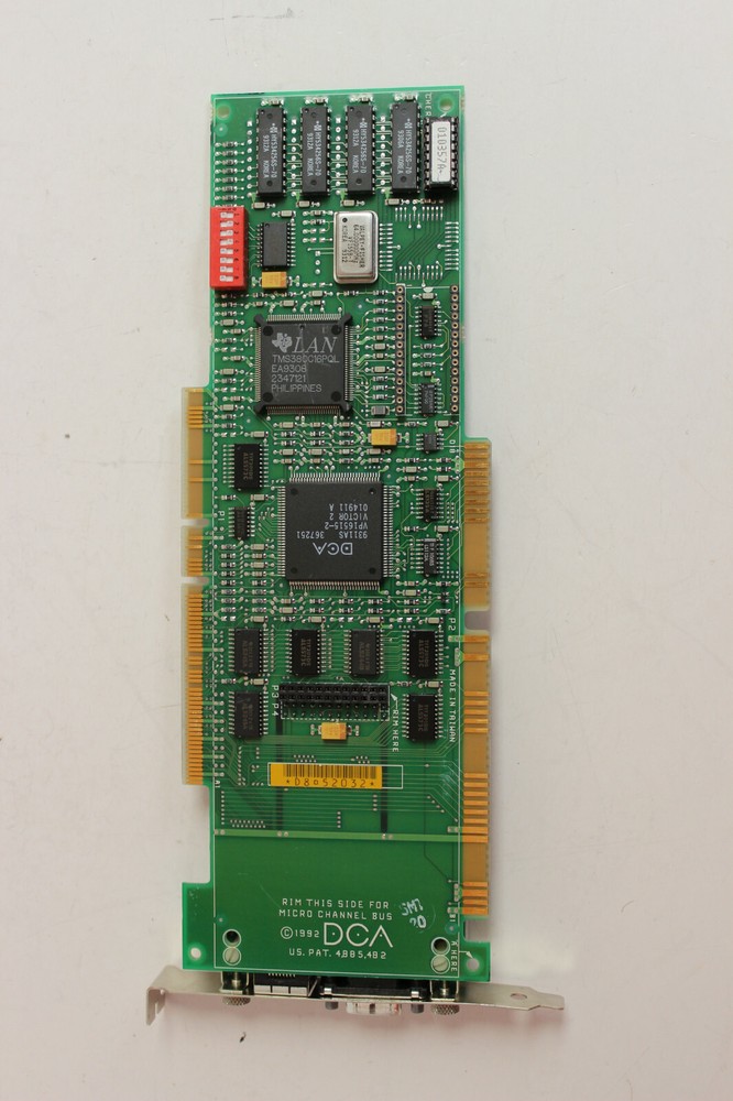 DCA 017015 IMRATRAC ISA/MCA ADAPTER RING INTERFACE MODULE 016430 SOLDER MEM