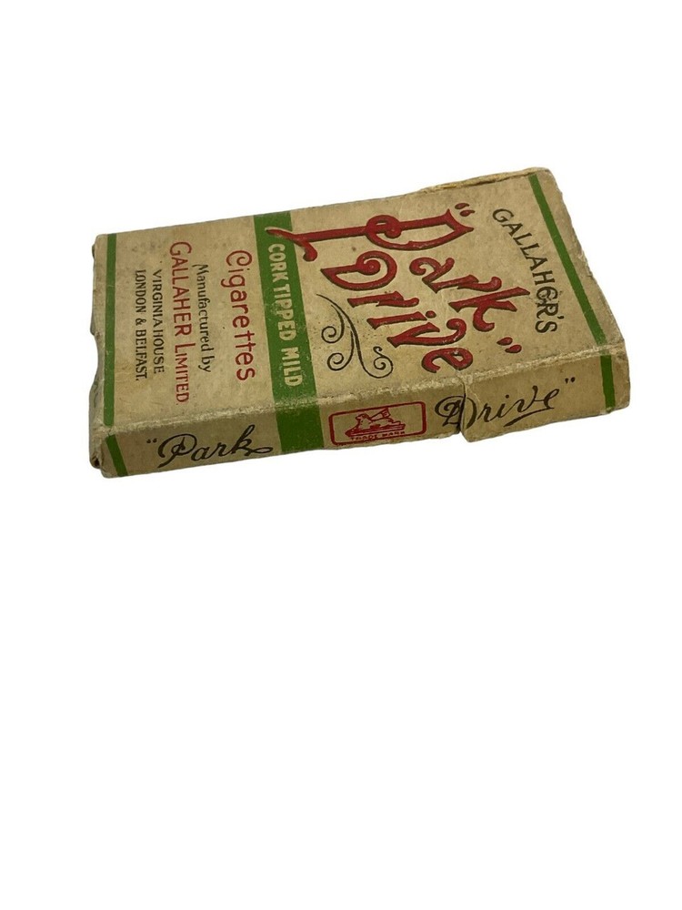 WW2 British Park Drive Cigarettes Box EMPTY