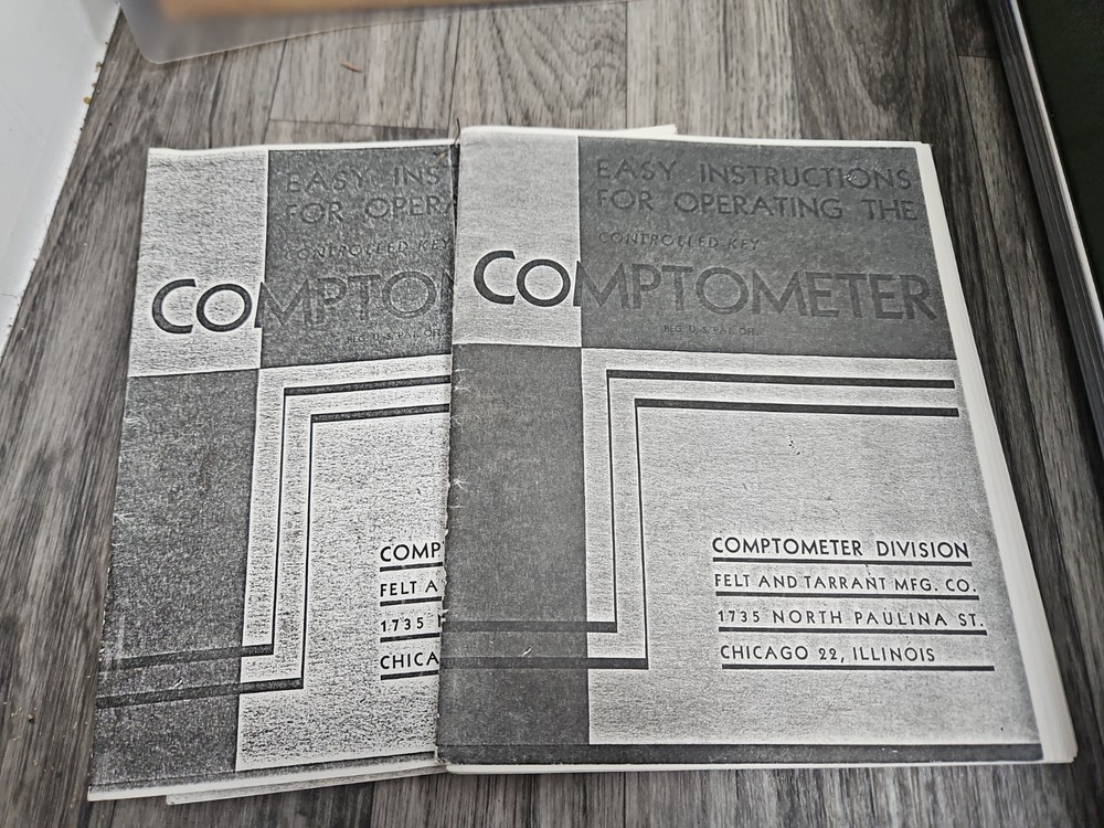 Vintage Comptometer Felt & Tarrant Needs Restoration