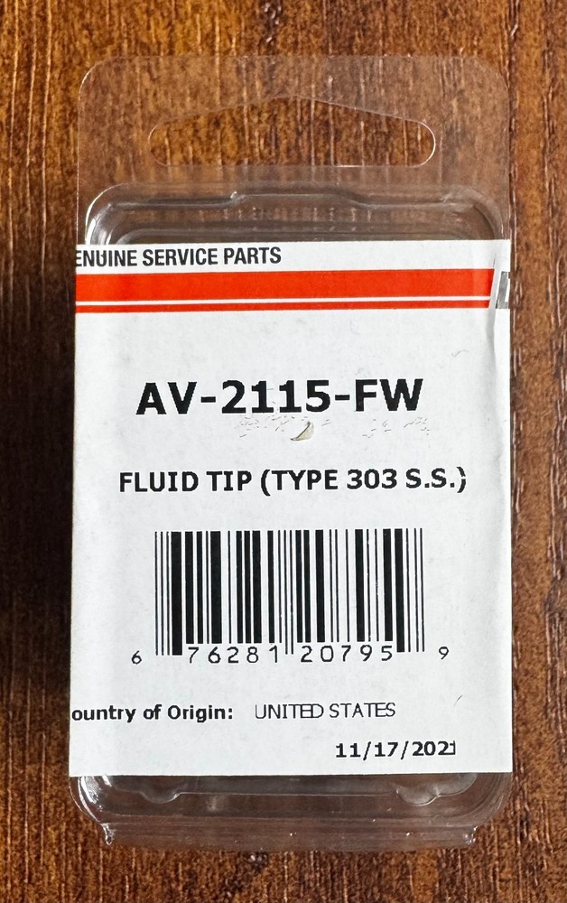 Devilbiss AV-2115-FW Spray Gun Fluid Nozzle