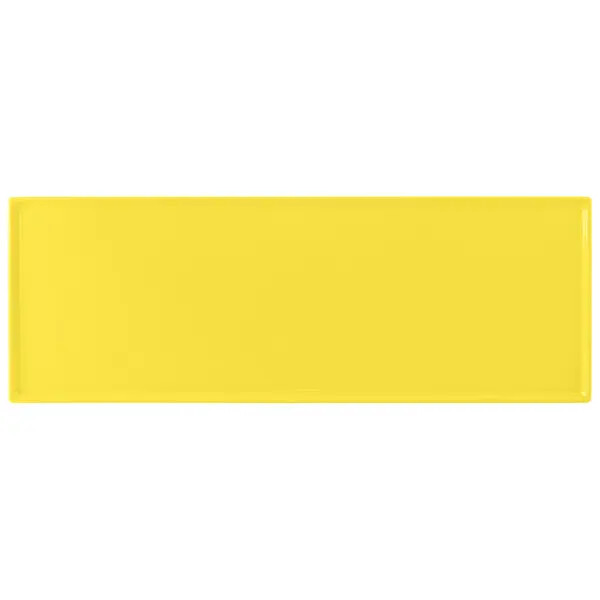 TableCraft CW2107Y Rectangular Full Size Cooling Serving Tray - Yellow