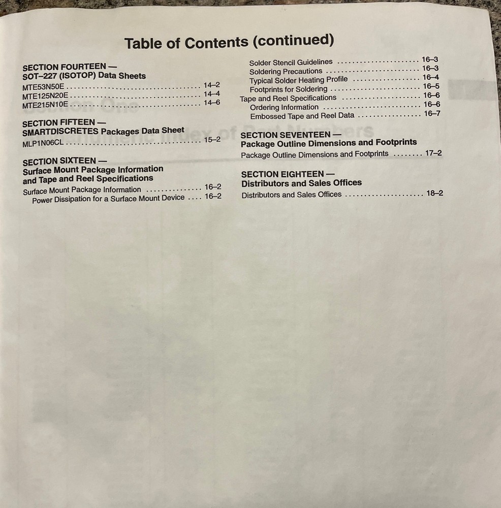 MOTOROLA Power MOSFET Transistor Device Data 1995