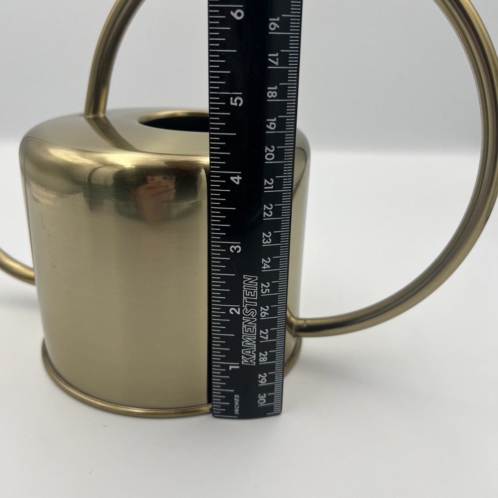💧Loop Handle Metal Watering Can with Long Spout Brass Color