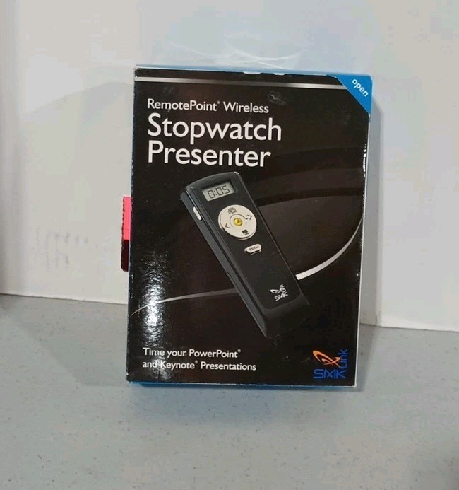Interlink Wireless Stopwatch Presenter with Laser Pointer VP4560