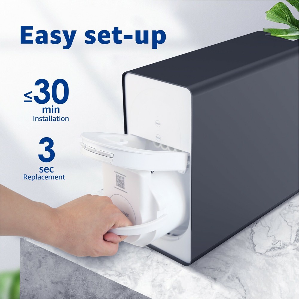 Waterdrop WD-D6RF Filter, Replacement for WD-D6-B Reverse Osmosis System