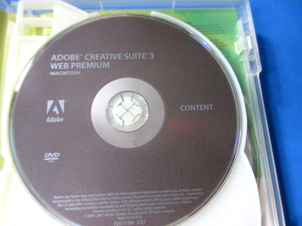 Adobe Creative Suite 4 +3 Design Standard for MAC OS DVD Version