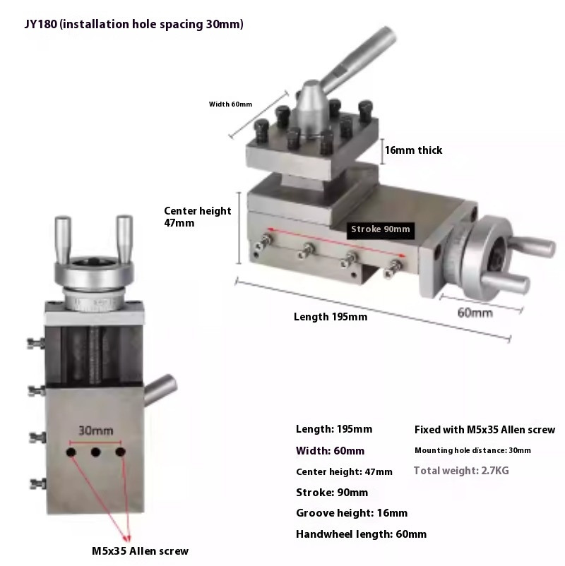Accessory Holder for Precision Machining of Lathe Tool Holder Assemblies