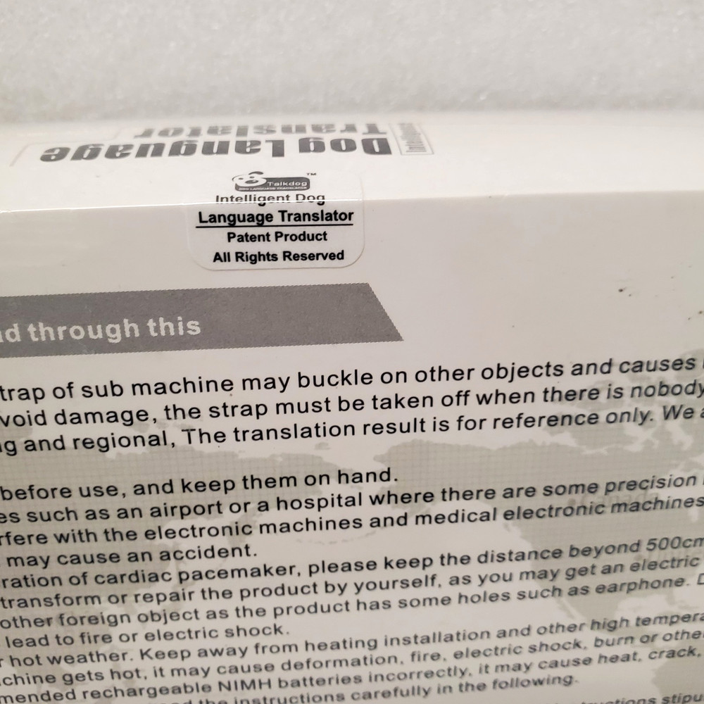 Talkdog Dog Language Translator