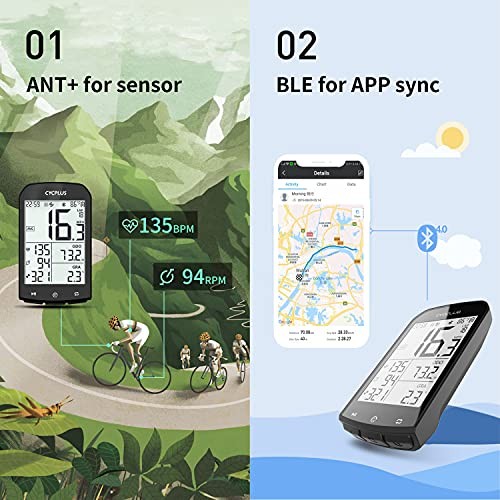 Bike Computer Set Include Speed Sensor and Mount, Wireless Bicycle