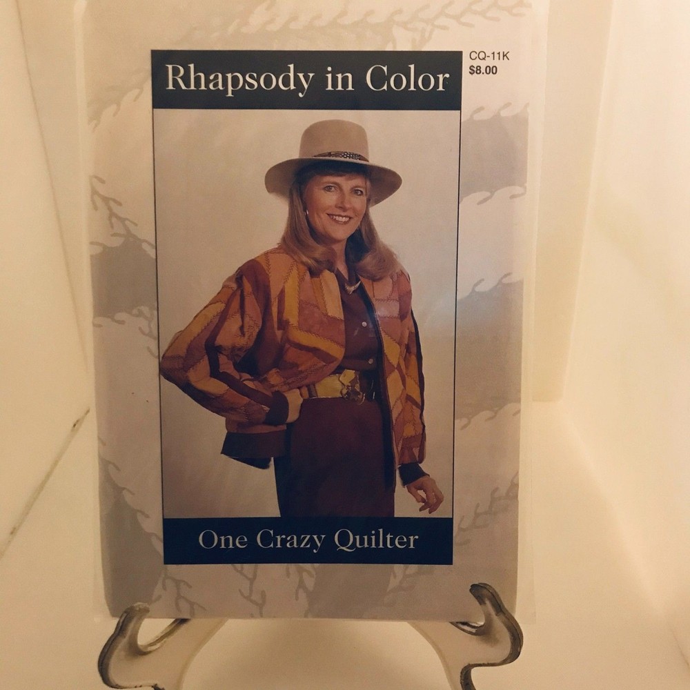 #1821 One Crazy Quilter jacket pattern
