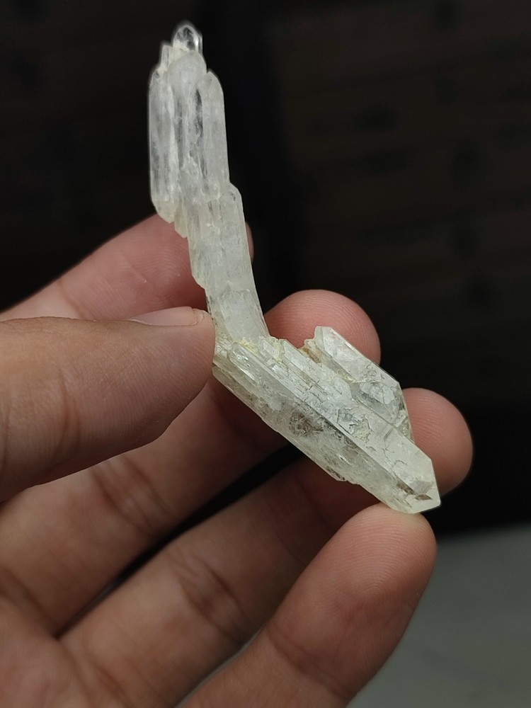 Faden Quartz Crystal With Good Luster & Nice Termination-Pak.