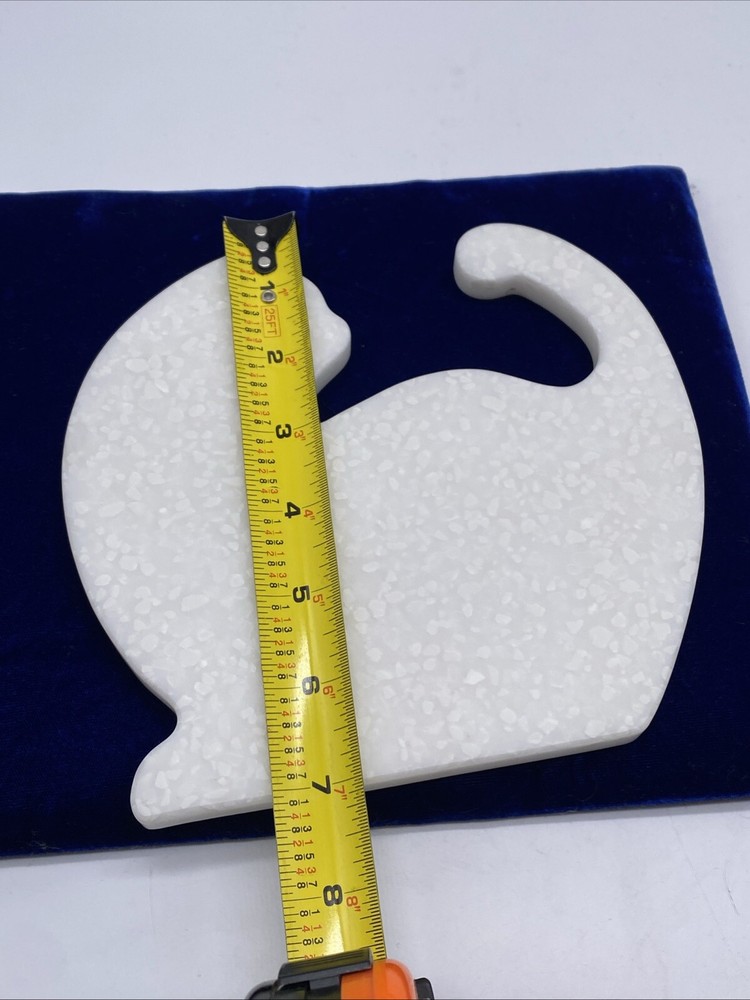 Creative Trivets Too Cat Trivet/ Cutting Board White