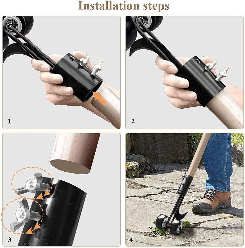 Weed Puller Tool, Stand Up Weed Puller Heavy Duty Garden Tool