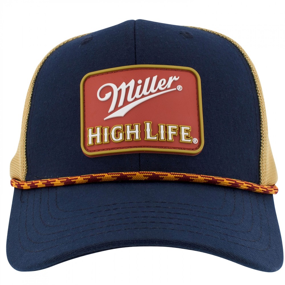 Miller High Life Blue Denim Snapback Hat Multi-Color