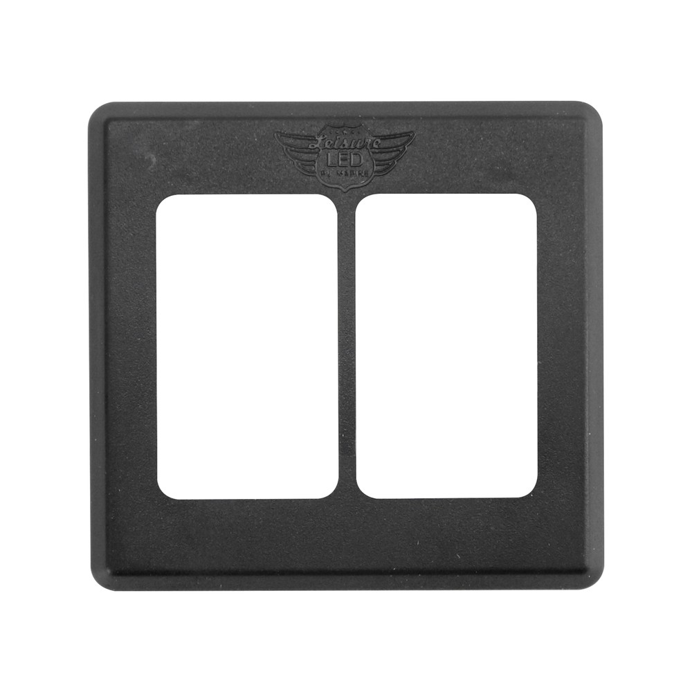 Single 2 Gang On-OFF 12V Black Light Switch - RV Camper Trailer Marine Boat 12 V