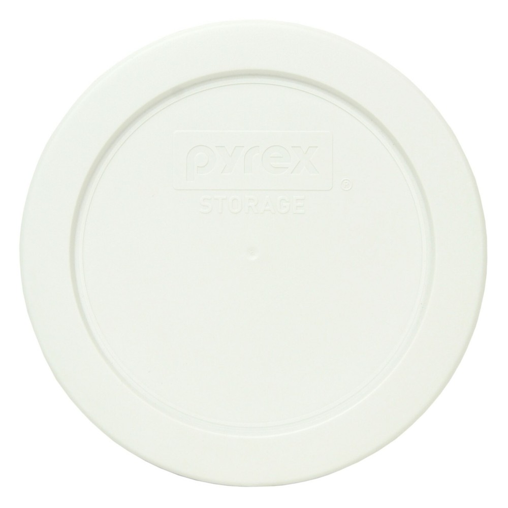 Pyrex 7200-PC White Round 2 Cup 5" Plastic Storage Lid Cover