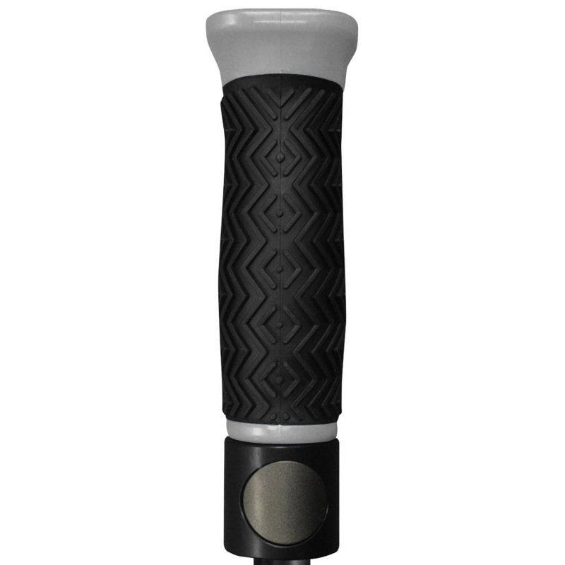 Double Canopy Golf Umbrella Auto Open Close Gray Black Wide Space Grip EUC New