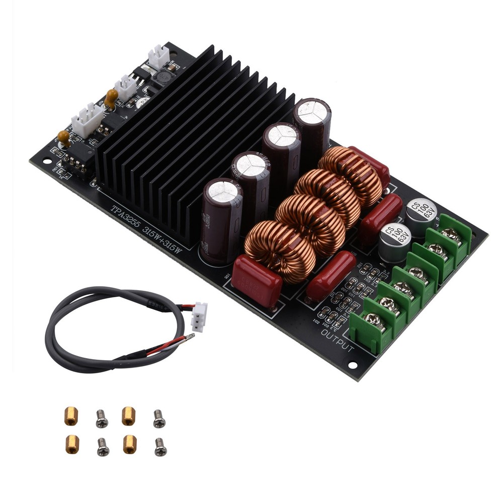 HiFi Amplifier Board Audio Module Adopts TPA3255 Chip with Class D efficiency