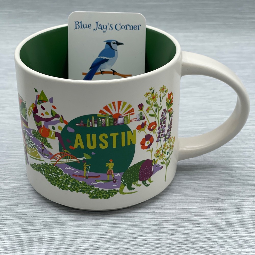 Starbucks Austin Texas Mug Discovery Series Stackable Coffee 2024 14oz