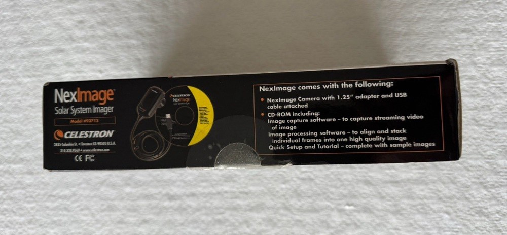 Celestron NexImage Solar System Imager 93712 With Software Disc