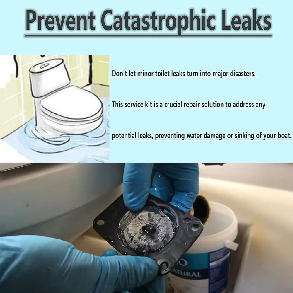 Replace Jabsco 29045-2000 Twist N Lock Marine Manual Toilet Service Kit 98-07
