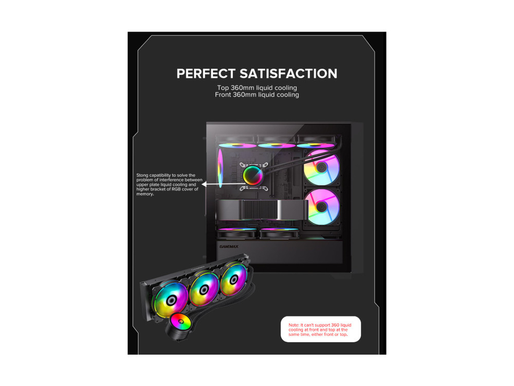 GameMax DefenderMB Defender Mesh Micro ATX Case