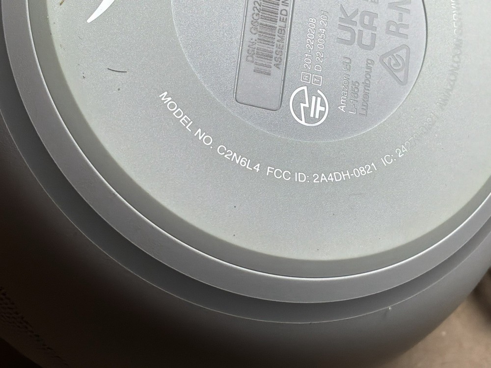 Amazon Echo Dot 5th Gen Smart Speaker White C2N6L4 Tested