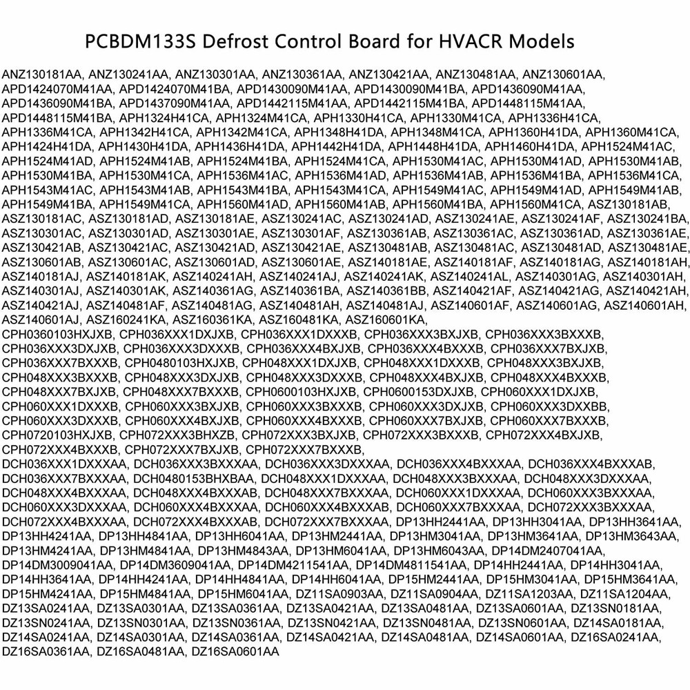 PCBDM133 Replacement Parts Defrost Control Board Part #PCBDM133S