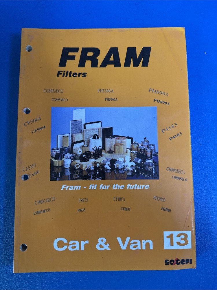 FRAM FILTERS CATALOGUE SAME DAY DISPATCH
