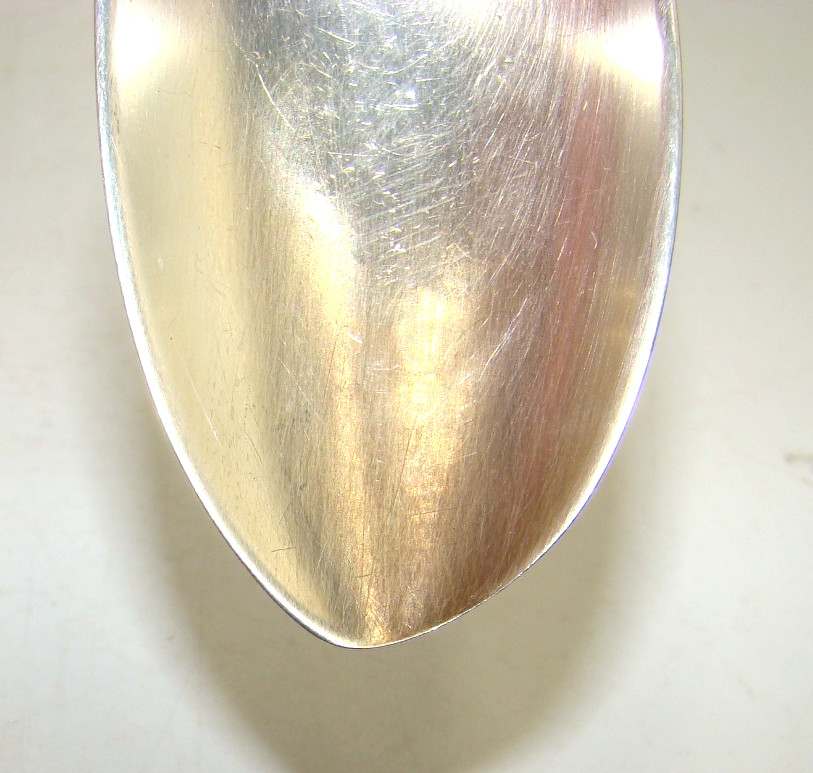 German 800 Silver Engraved Spoon