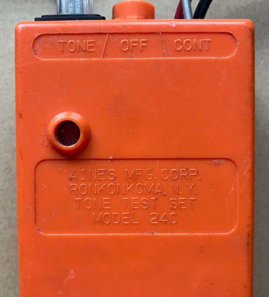 Aines Tone Test Set Model 240