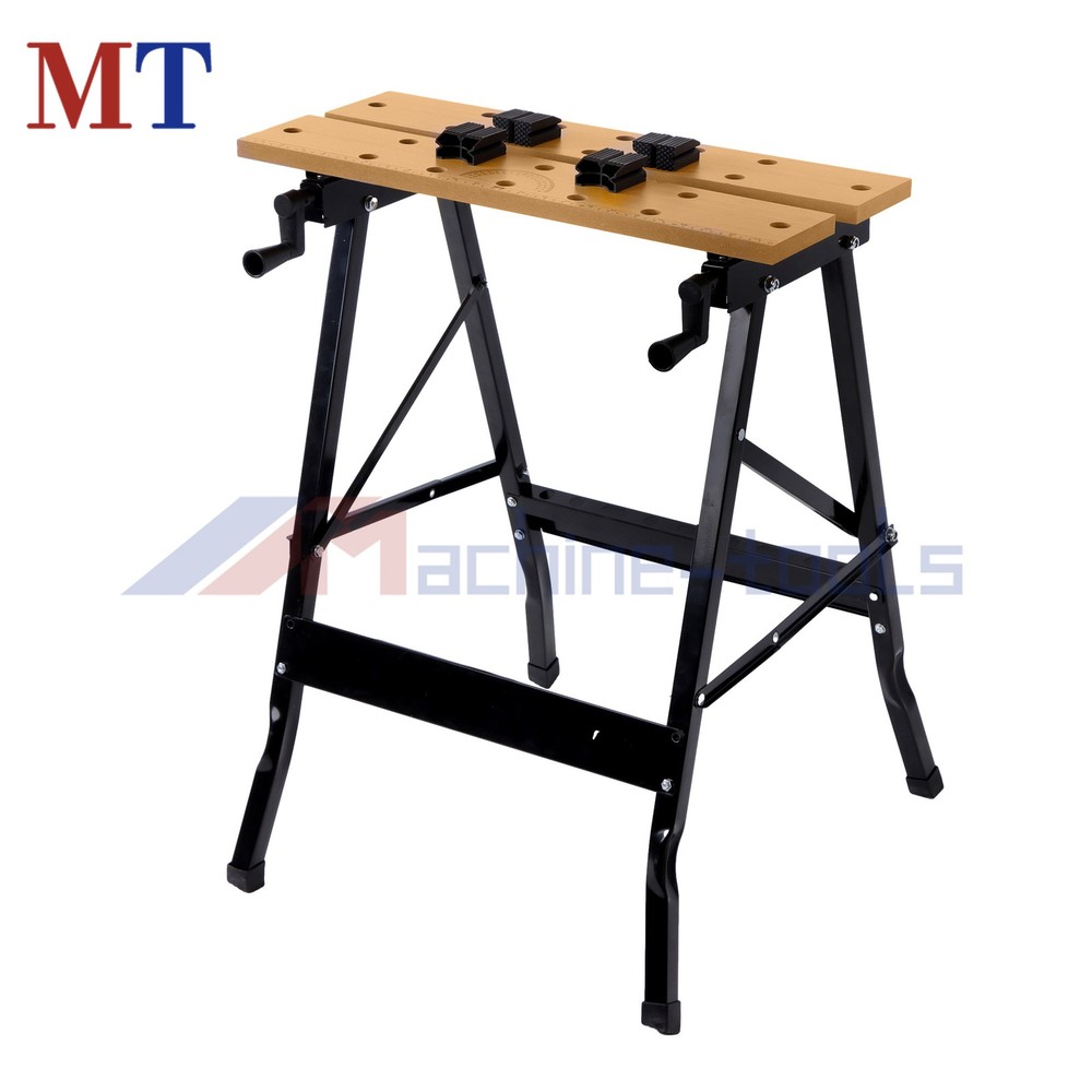 220lbs Adjustable Workbench - Portable Foldable Multi-Purpose for Garage, Home