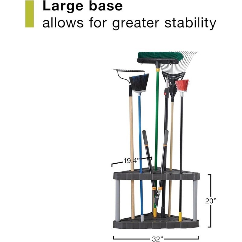 Corner Tool Organizer Holds 30 Tools Easy Install Rust Resistant Lightweight New